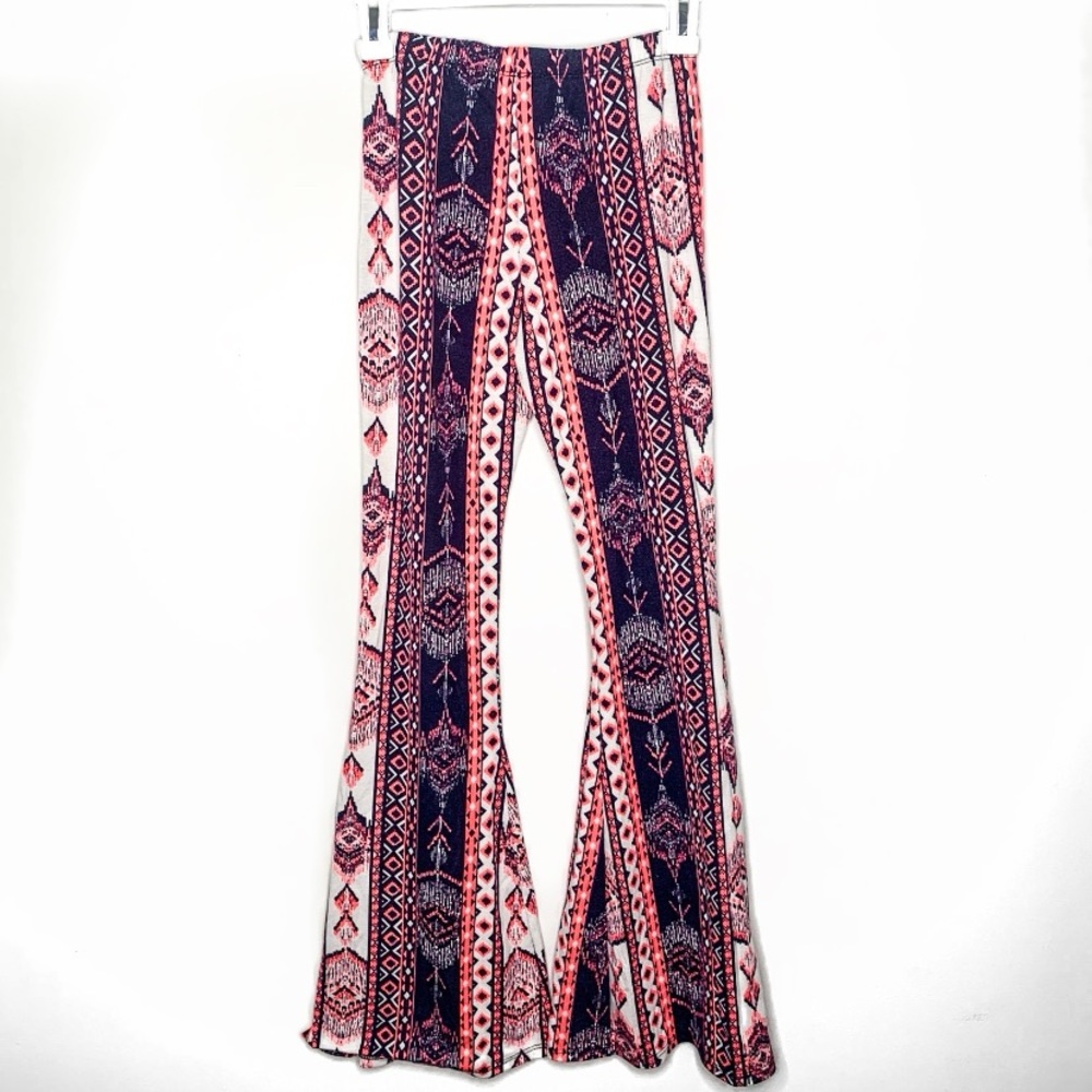 Boho Pattern Flare Pants